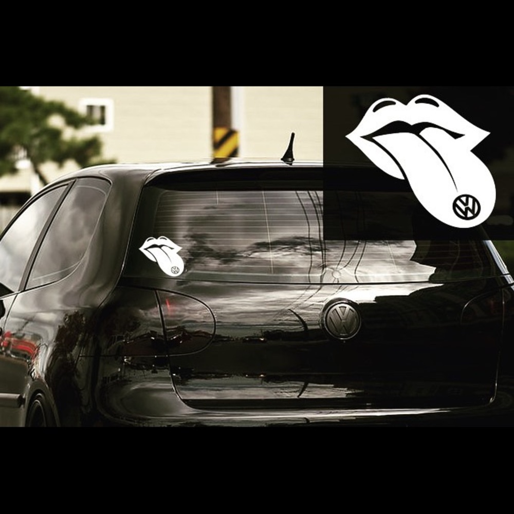 Cool VW Tongue decal